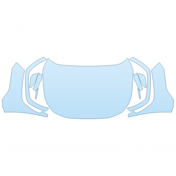 PAINT PROTECTION KIT - 2023 TOYOTA RAV4 PRIME XSE FULL HOOD FENDERS MIRRORS - PRECUT PPF CLEAR BRA WRAP