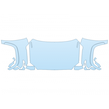 PAINT PROTECTION KIT - 2023 TOYOTA SEQUOIA CAPSTONE FULL HOOD FENDERS MIRRORS(WRAPPED EDGES) - PRECUT PPF CLEAR BRA WRAP