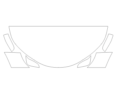 2023 TOYOTA SIENNA 25TH ANIVERSARY EDITION HOOD FENDERS MIRRORS 30 IN(WRAPPED EDGES)