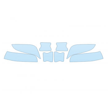 PAINT PROTECTION KIT - 2023 TOYOTA SIENNA 25TH ANIVERSARY EDITION MIRRORS DOOR CUPS - PRECUT PPF CLEAR BRA WRAP