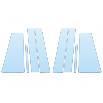 PAINT PROTECTION KIT - 2023 TOYOTA SIENNA 25TH ANIVERSARY EDITION B PILLARS - PRECUT PPF CLEAR BRA WRAP