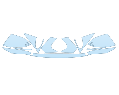 PAINT PROTECTION KIT - 2023 TOYOTA SUPRA 2 REAR BUMPER MIRRORS - PRECUT PPF CLEAR BRA WRAP