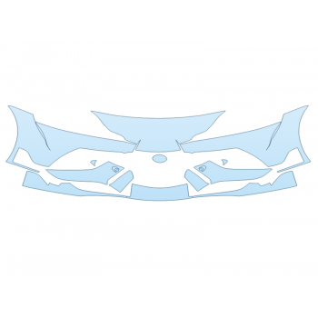 PAINT PROTECTION KIT - 2023 TOYOTA SUPRA 3.0 PREMIUM BUMPER W/O SEAMS - PRECUT PPF CLEAR BRA WRAP