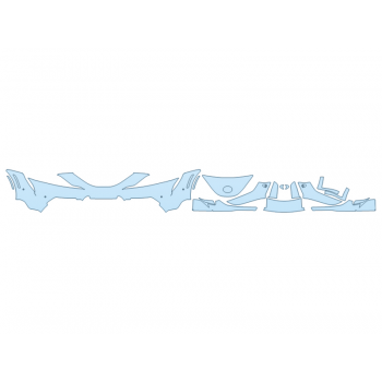 Precut PPF Kit – Clear Bra Paint Protection Film PAINT PROTECTION KIT - 2023 TOYOTA SUPRA A91 EDITION BUMPER (MULTI PIECE)WITH SENSORS - PRECUT PPF CLEAR BRA WRAP