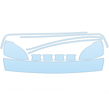 PAINT PROTECTION KIT - 2025 VOLKSWAGEN ARTEON SE REAR BUMPER MIRRORS DOOR CUPS DOOR EDGES - PRECUT PPF CLEAR BRA WRAP