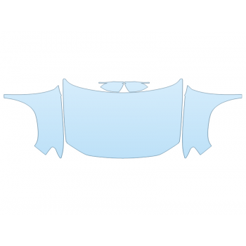 PAINT PROTECTION KIT - 2023 VOLKSWAGEN ATLAS HIGHLINE FULL HOOD FENDERS MIRRORS(WRAPPED EDGES) - PRECUT PPF CLEAR BRA WRAP