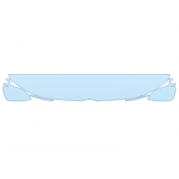 PAINT PROTECTION KIT - 2023 VOLKSWAGEN GOLF GTI S HOOD FENDERS MIRRORS 12 INCH (WRAPPED EDGES) - PRECUT PPF CLEAR BRA WRAP