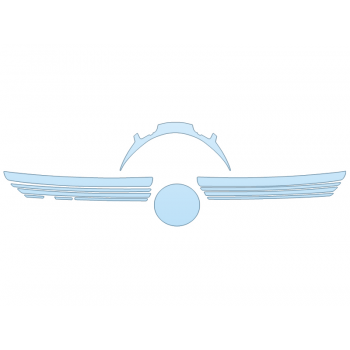 Precut PPF Kit – Clear Bra Paint Protection Film PAINT PROTECTION KIT - 2023 VOLKSWAGEN GOLF GTI SE GRILL - PRECUT PPF CLEAR BRA WRAP