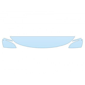 PAINT PROTECTION KIT - 2024 VOLKSWAGEN ID.4 PRO S PLUS HOOD FENDERS MIRRORS 12 INCH (WRAPPED EDGES) - PRECUT PPF CLEAR BRA WRAP