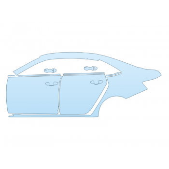 PAINT PROTECTION KIT - 2023 VOLKSWAGEN JETTA COMFORTLINE DRIVER SIDE - PRECUT PPF CLEAR BRA WRAP