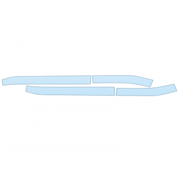 PAINT PROTECTION KIT - 2023 VOLKSWAGEN JETTA COMFORTLINE DOOR SILLS - PRECUT PPF CLEAR BRA WRAP