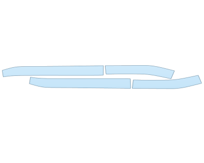PAINT PROTECTION KIT - 2023 VOLKSWAGEN JETTA COMFORTLINE DOOR SILLS - PRECUT PPF CLEAR BRA WRAP