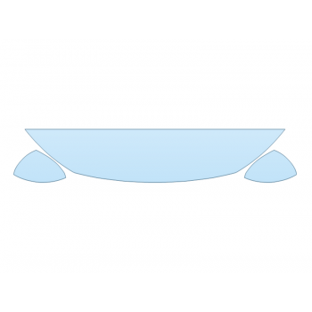 PAINT PROTECTION KIT - 2023 VOLKSWAGEN JETTA SPORT HOOD FENDERS MIRRORS 12 INCH (WRAPPED EDGES) - PRECUT PPF CLEAR BRA WRAP