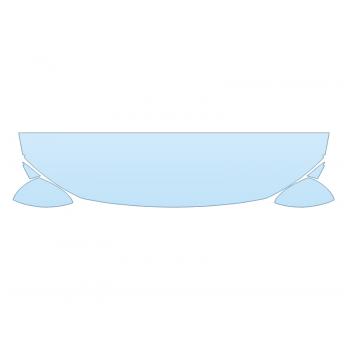 PAINT PROTECTION KIT - 2023 VOLKSWAGEN JETTA SPORT HOOD FENDERS MIRRORS 18 INCH (WRAPPED EDGES) - PRECUT PPF CLEAR BRA WRAP