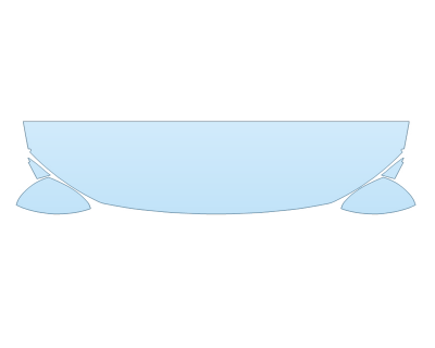 PAINT PROTECTION KIT - 2023 VOLKSWAGEN JETTA SPORT HOOD FENDERS MIRRORS 18 INCH (WRAPPED EDGES) - PRECUT PPF CLEAR BRA WRAP