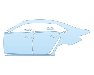 PAINT PROTECTION KIT - 2023 VOLKSWAGEN JETTA SPORT DRIVER SIDE - PRECUT PPF CLEAR BRA WRAP