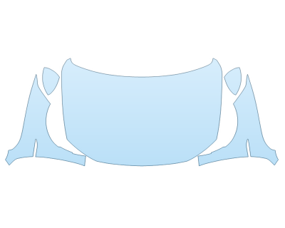 PAINT PROTECTION KIT - 2023 VOLKSWAGEN JETTA SPORT FULL HOOD FENDERS MIRRORS - PRECUT PPF CLEAR BRA WRAP