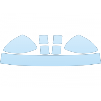 PAINT PROTECTION KIT - 2023 VOLKSWAGEN JETTA SPORT REAR BUMPER MIRRORS DOOR CUPS - PRECUT PPF CLEAR BRA WRAP