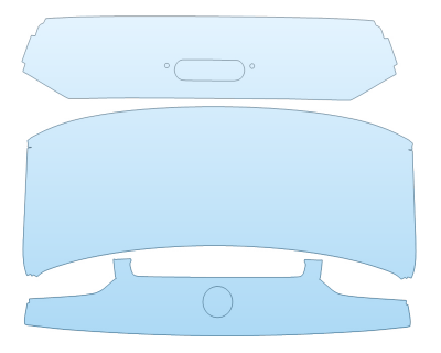 PAINT PROTECTION KIT - 2023 VOLKSWAGEN JETTA SPORT TRUNK - PRECUT PPF CLEAR BRA WRAP