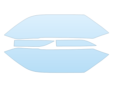 PAINT PROTECTION KIT - 2023 VOLKSWAGEN JETTA SPORT HEADLIGHTS FOGLIGHTS - PRECUT PPF CLEAR BRA WRAP