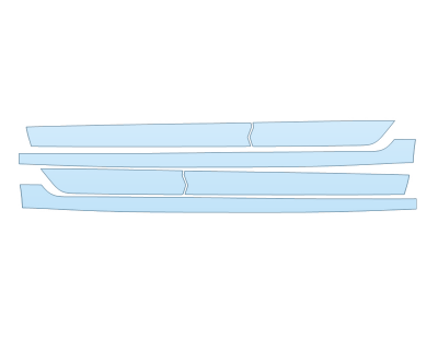 PAINT PROTECTION KIT - 2023 VOLKSWAGEN JETTA SPORT ROCKERS - PRECUT PPF CLEAR BRA WRAP