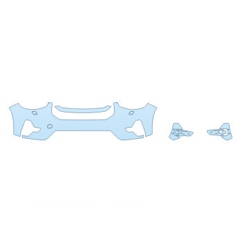PAINT PROTECTION KIT - 2023 VOLVO C40 PLUS BUMPER (MULTI PIECE) - PRECUT PPF CLEAR BRA WRAP