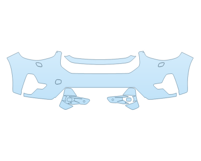 PAINT PROTECTION KIT - 2023 VOLVO C40 ULTIMATE BUMPER - PRECUT PPF CLEAR BRA WRAP