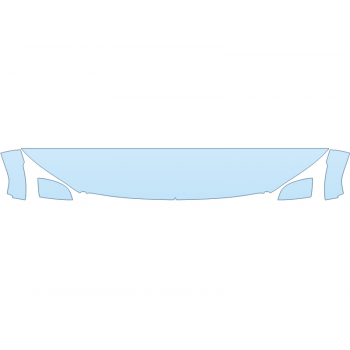 PAINT PROTECTION KIT - 2023 VOLVO C40 ULTIMATE HOOD FENDERS MIRRORS 12 INCH (WRAPPED EDGES) - PRECUT PPF CLEAR BRA WRAP