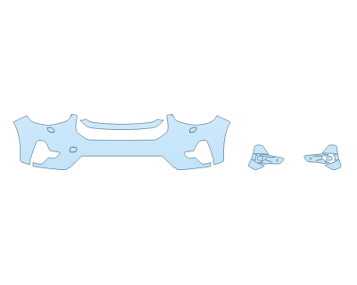 2023 VOLVO C40 RECHARGE CORE BUMPER (MULTI PIECE)