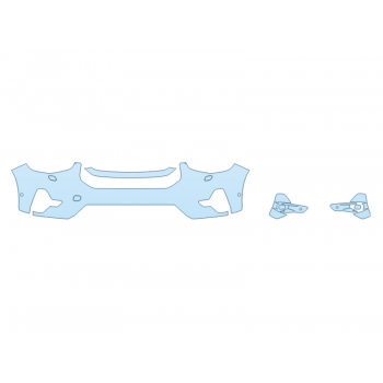 PAINT PROTECTION KIT - 2023 VOLVO C40 RECHARGE CORE BUMPER (MULTI PIECE)WITH SENSORS - PRECUT PPF CLEAR BRA WRAP