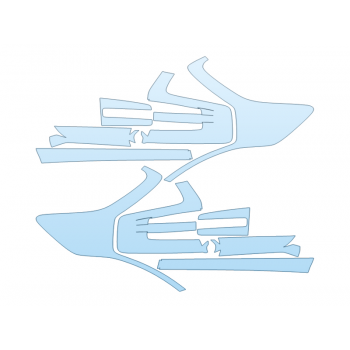 PAINT PROTECTION KIT - 2023 VOLVO C40 RECHARGE CORE TAIL LIGHTS - PRECUT PPF CLEAR BRA WRAP