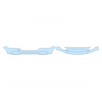 PAINT PROTECTION KIT - 2025 VOLVO S90 ULTIMATE BUMPER (MULTI PIECE) - PRECUT PPF CLEAR BRA WRAP