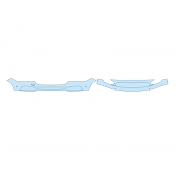 PAINT PROTECTION KIT - 2023 VOLVO S90 ULTIMATE BUMPER (MULTI PIECE)WITH SENSORS - PRECUT PPF CLEAR BRA WRAP
