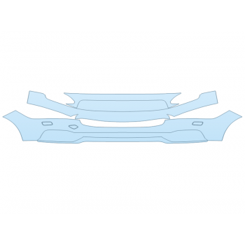 PAINT PROTECTION KIT - 2025 VOLVO S90 ULTIMATE BUMPER WASHERS - PRECUT PPF CLEAR BRA WRAP