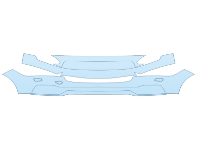 2025 VOLVO S90 ULTIMATE BUMPER WASHERS - PRECUT PPF CLEAR BRA WRAP