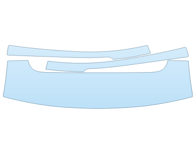 2025 VOLVO S90 ULTIMATE ROOF PILLARS - PRECUT PPF CLEAR BRA WRAP