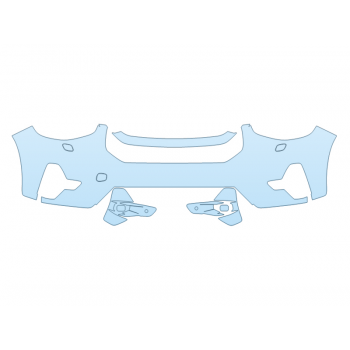 PAINT PROTECTION KIT - 2023 VOLVO XC 40 RECHARGE CORE BUMPER - PRECUT PPF CLEAR BRA WRAP
