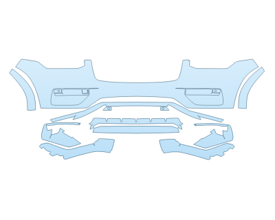 PAINT PROTECTION KIT - 2023 VOLVO XC90 CORE BUMPER - PRECUT PPF CLEAR BRA WRAP