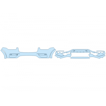 PAINT PROTECTION KIT - 2023 VOLVO XC90 CORE BUMPER (MULTI PIECE) - PRECUT PPF CLEAR BRA WRAP