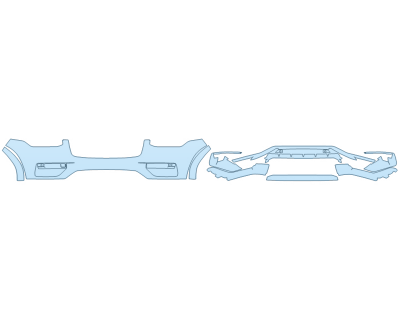 2023 VOLVO XC90 CORE BUMPER (MULTI PIECE)