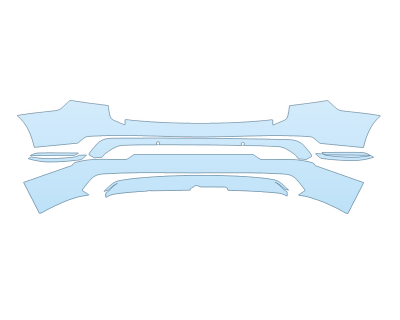 PAINT PROTECTION KIT - 2023 VOLVO XC90 CORE REAR BUMPER - PRECUT PPF CLEAR BRA WRAP