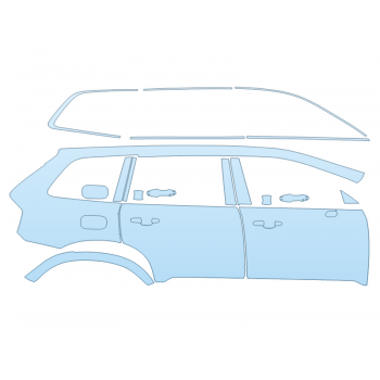 Precut PPF Kit – Clear Bra Paint Protection Film PAINT PROTECTION KIT - 2023 VOLVO XC90 CORE PASSENGER SIDE - PRECUT PPF CLEAR BRA WRAP