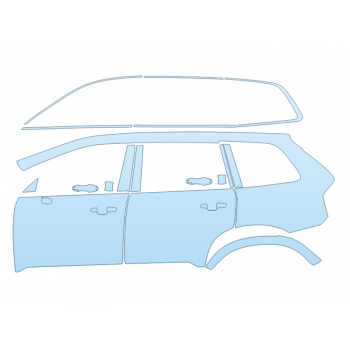 PAINT PROTECTION KIT - 2023 VOLVO XC90 PLUS DRIVER SIDE - PRECUT PPF CLEAR BRA WRAP