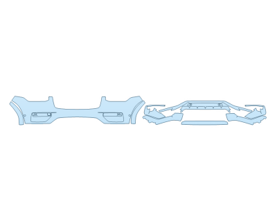 2023 VOLVO XC90 ULTIMATE BUMPER (MULTI PIECE)WITH SENSORS