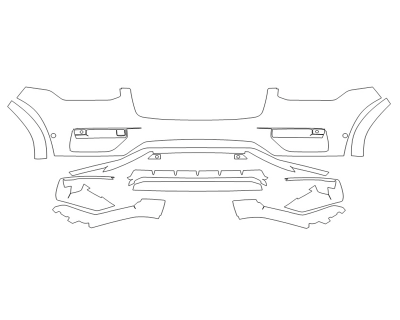 2023 VOLVO XC90 ULTIMATE BUMPER WITH SENSORS