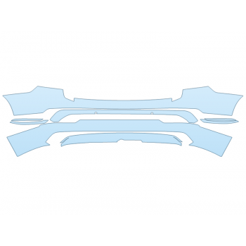 PAINT PROTECTION KIT - 2023 VOLVO XC90 ULTIMATE REAR BUMPER - PRECUT PPF CLEAR BRA WRAP