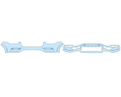 2023 VOLVO XC90 RECHARGE CORE BUMPER (MULTI PIECE)