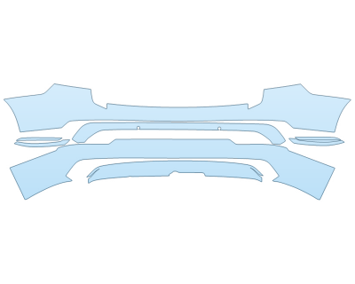 2023 VOLVO XC90 RECHARGE CORE REAR BUMPER