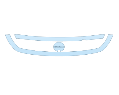 PAINT PROTECTION KIT - 2023 VOLVO XC90 RECHARGE CORE GRILL - PRECUT PPF CLEAR BRA WRAP