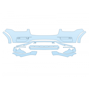 PAINT PROTECTION KIT - 2023 VOLVO XC90 RECHARGE ULTIMATE BUMPER - PRECUT PPF CLEAR BRA WRAP
